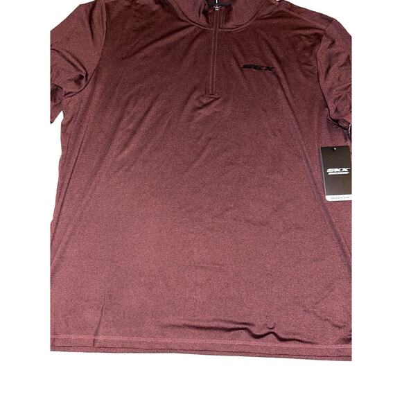 Skechers SKX Sketch-Air Maroon Athletic Running 1/4 Zip Up Jacket Men’s 2XL NWT - Picture 2 of 9